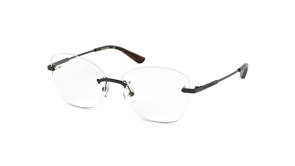 Tory Burch TY1058 Prescription Eyeglasses, 54mm, Black, TY1058-3253-54-SV