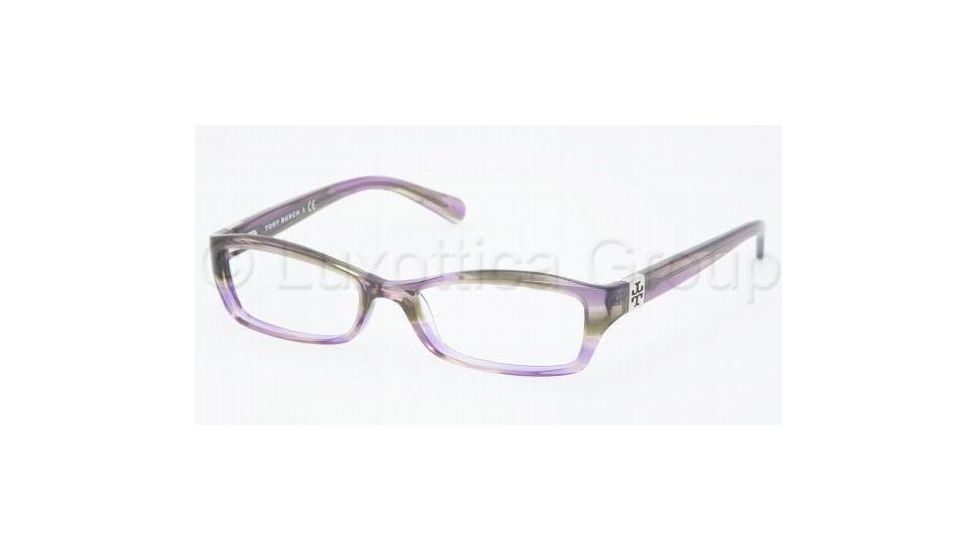 Tory Burch Ty2010 Eyeglasses TY2010 with Lined Bifocal Rx Prescription Lenses 745-4916 - Purple Tortoise 