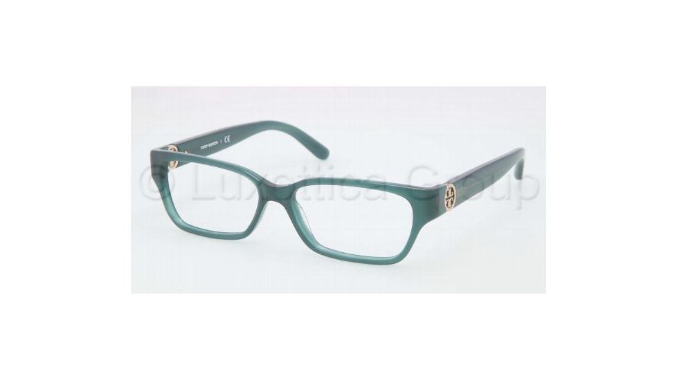 Tory Burch TY2025 TY2025 Bifocal Prescription Eyeglasses 1081-5114 - Dark Turquoise Frame, Demo Lens Lenses