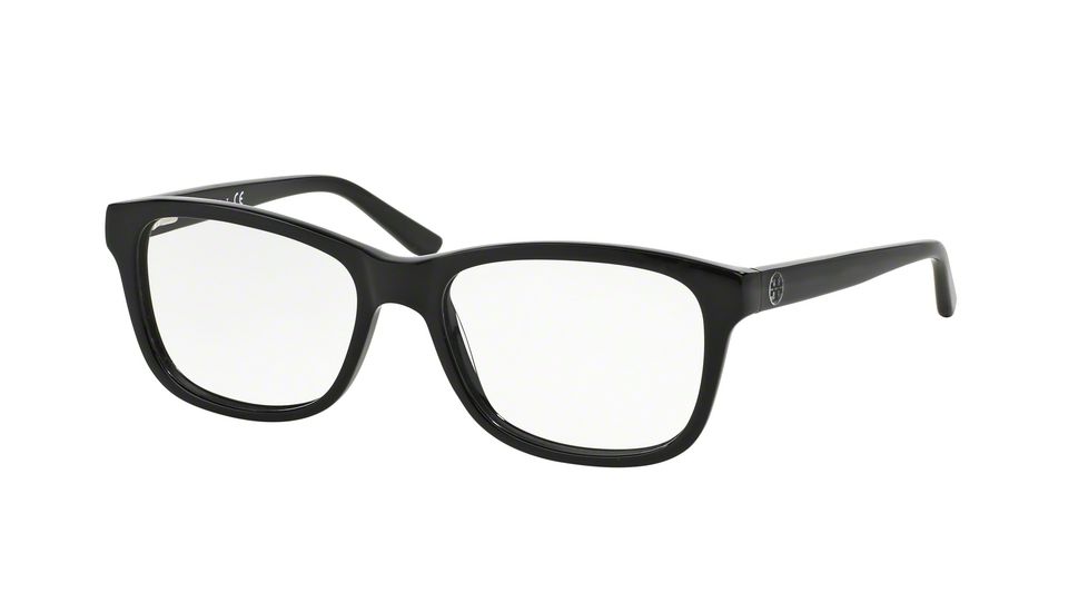 Tory Burch TY2038 Single Vision Prescription Eyeglasses 501-52 - Black Frame, Demo Lens Lenses