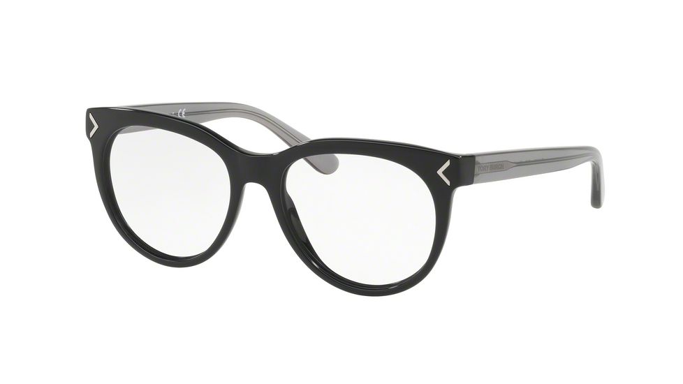 Tory Burch TY2082 Single Vision Prescription Eyeglasses 1717-50 - Black Frame