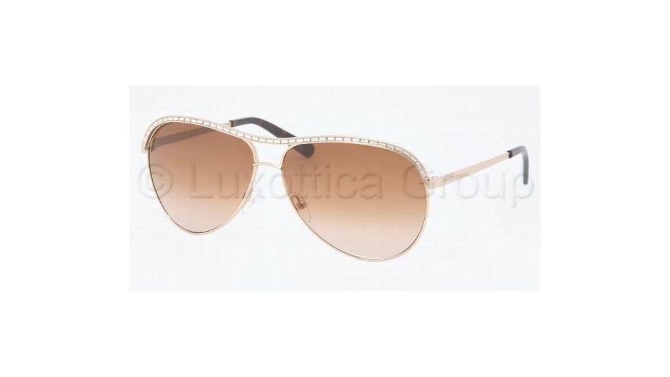 Tory Burch TY6015B Progressive Prescription Sunglasses TY6015B-106-14-5912 - Frame Color: Gold, Lens Diameter: 59 mm