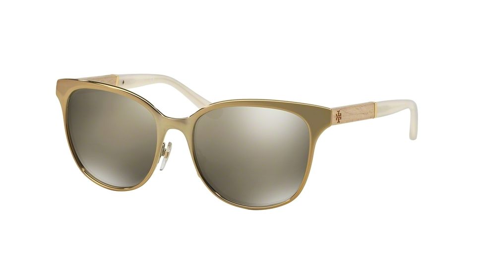 Tory Burch TY6041 Bifocal Prescription Sunglasses TY6041-30286H-54 - Lens Diameter 54 mm, Frame Color Gold/ivory