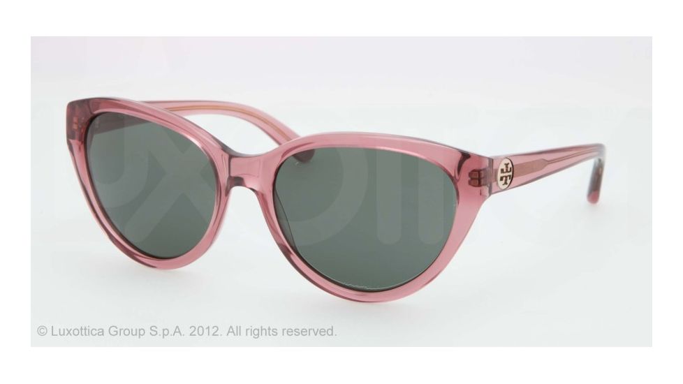 Tory Burch TY7045 TY7045 Bifocal Prescription Sunglasses TY7045-110471-5717 - Lens Diameter 57 mm, Frame Color Dark Rose