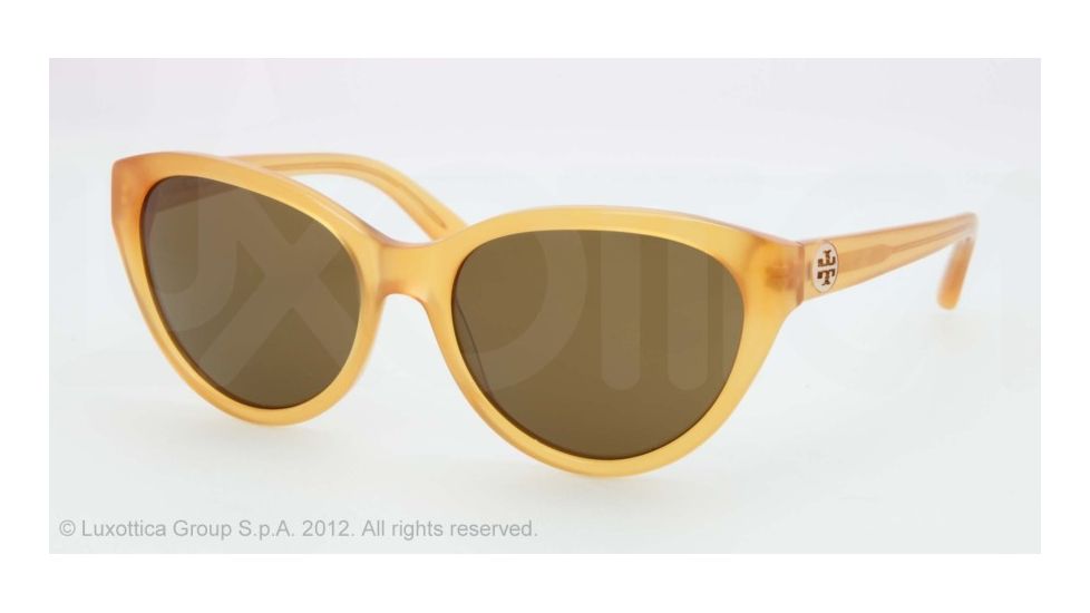 Tory Burch TY7045 TY7045 Bifocal Prescription Sunglasses TY7045-110573-5717 - Lens Diameter 57 mm, Frame Color Honey
