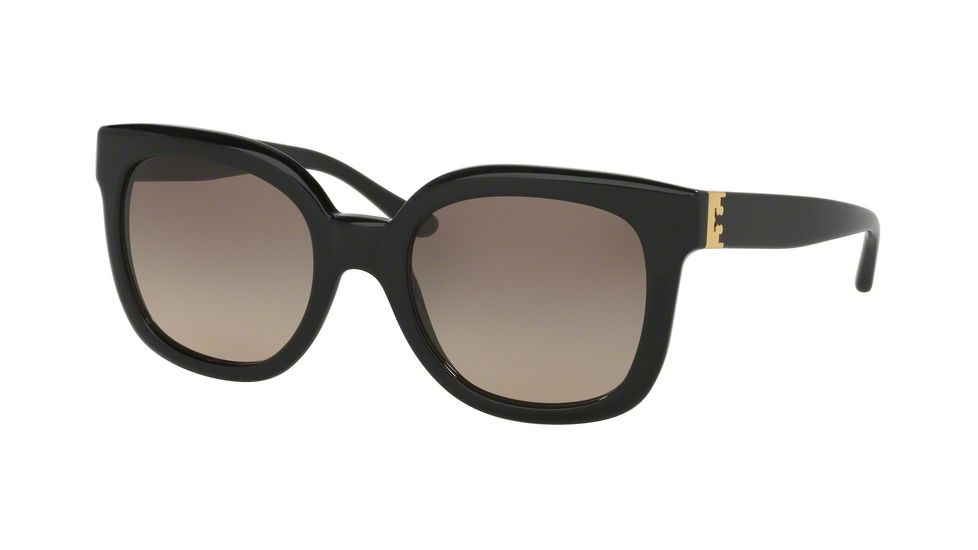 Tory Burch TY7104 Sunglasses 137713-54 - Black Frame, Dark Brown Gradient Lenses