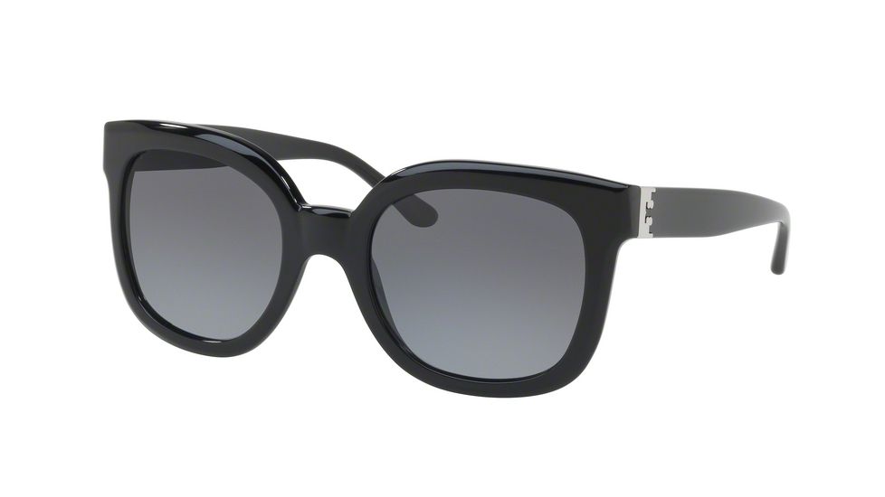 Tory Burch TY7104 Sunglasses 1377T3-54 - Black Frame, Grey Gradient Polarized Lenses