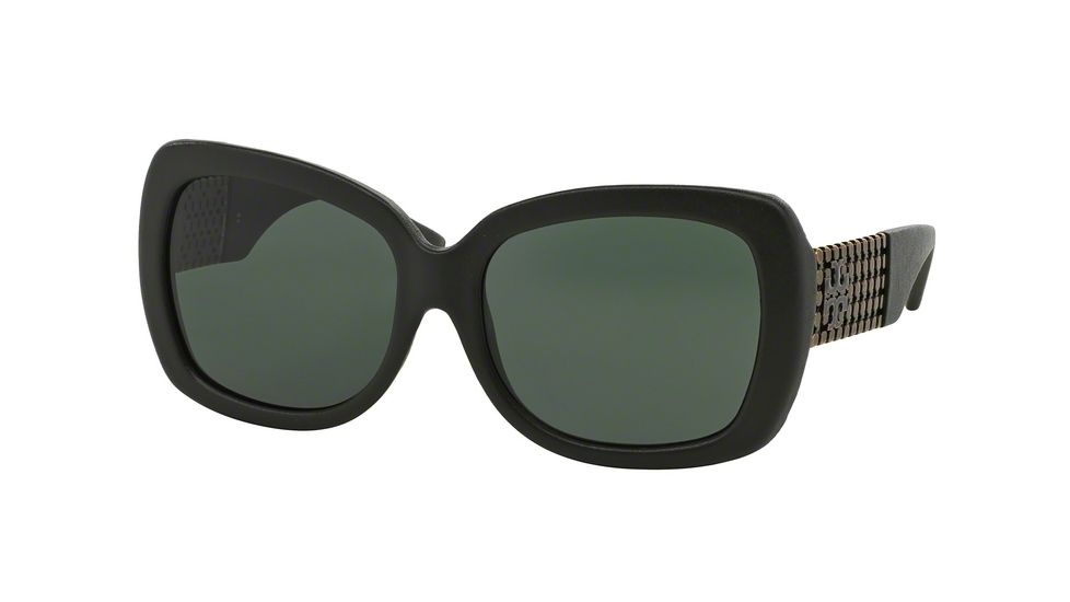 Tory Burch TY9037Q TY9037Q Progressive Prescription Sunglasses TY9037Q-139571-57 - Lens Diameter 57 mm, Frame Color Bottle Green Leather/Antique B