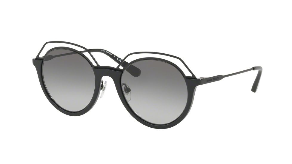 Tory Burch TY9052 Sunglasses 170911-51 - Black / Black Frame, Grey Gradient Lenses