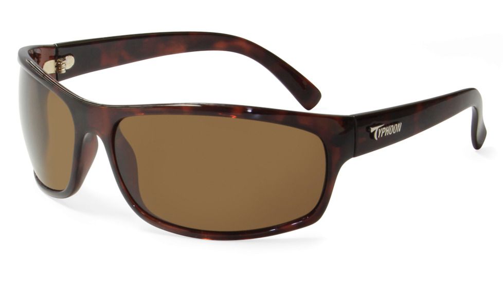 Typhoon Harbor Sunglasses - Tortoise Frame, Sunset Brown Polarized Lenses 946TSBR