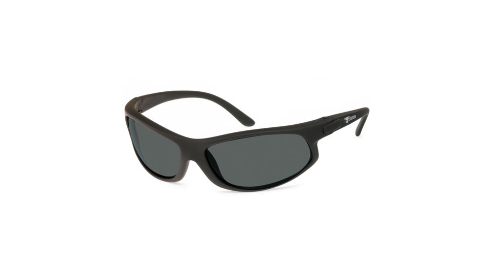 Typhoon Gale Force Sunglasses - Black Frame, Horizon Grey Polarized Lenses 919TBK