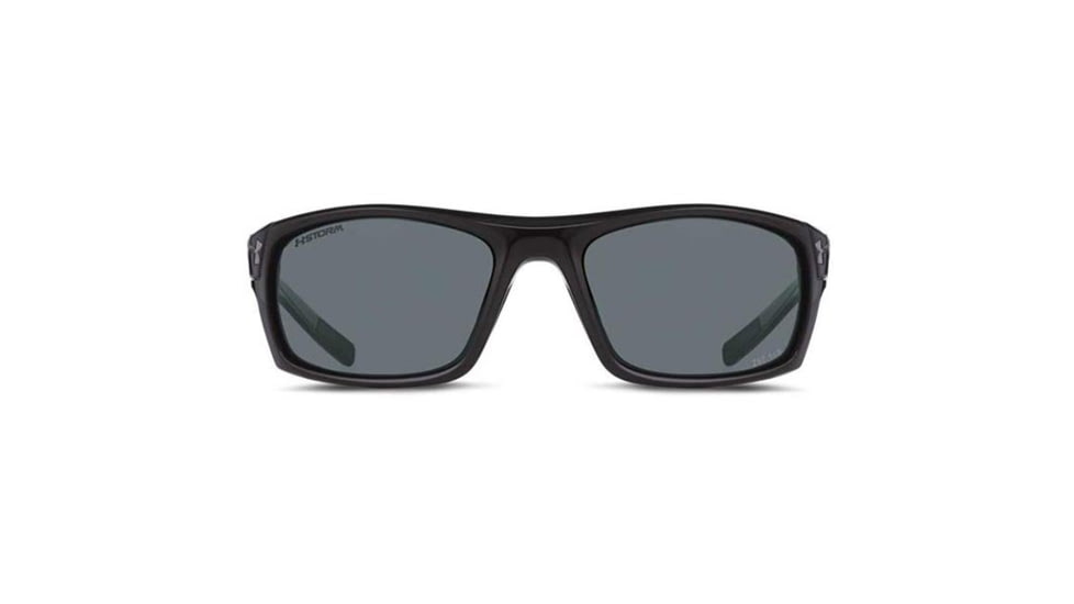 Under Armour Keepz Storm,Shiny Black w/Black Rubber,Gray Polarized Len, U8630062-000008