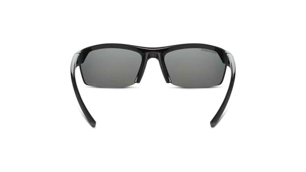 Under Armour Zone 2.0 Storm, Black w/Black Rubber,Gray Polarized Lens, U8630050-000008