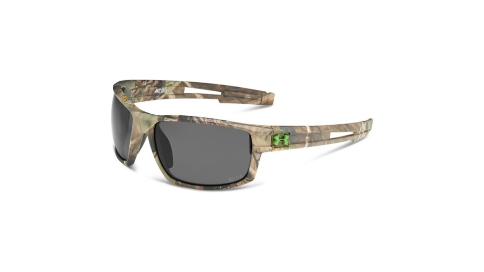 Under Armour Captain Storm Polarized Sunglasses Realtree Frame, Grey Polarized Lens UAG8630064878708