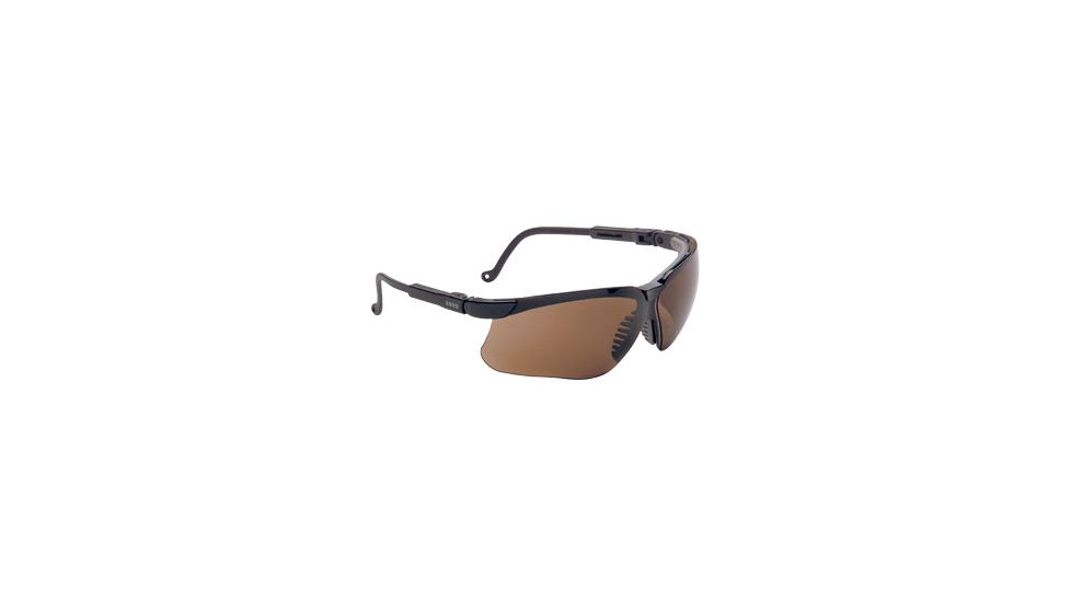 Uvex Genesis Protective Eyewear, Black Frame, Uvextreme Espresso Lens S3201X