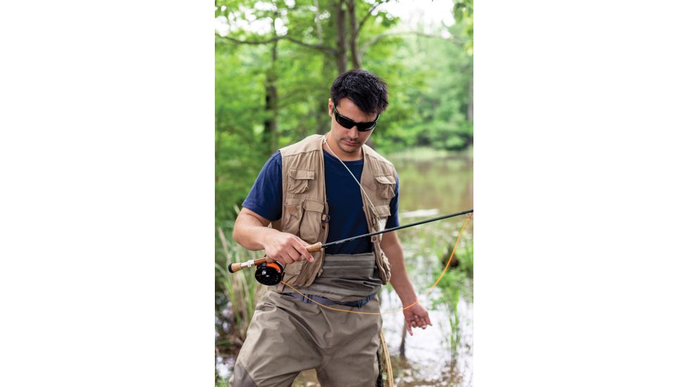 Venture Gear Pagosa Shooting Glasses, Forest Gray Anti-Fog Lens with, Black Frame VGSB522T