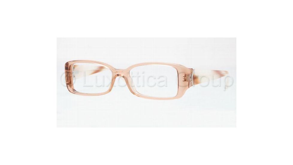 Versace Eyeglasses VE3118 with Rx Prescription Lenses 772-5015 - Brown Transparent 