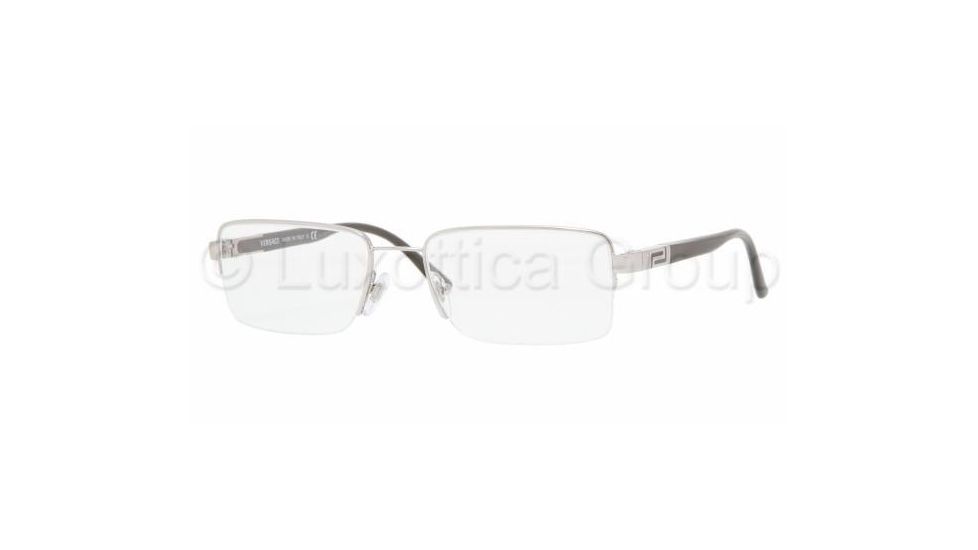 Versace VE 1157 Eyeglasses Styles -  Gunmetal Light Frame w/Non-Rx 51 mm Diameter Lenses, 1003-5118