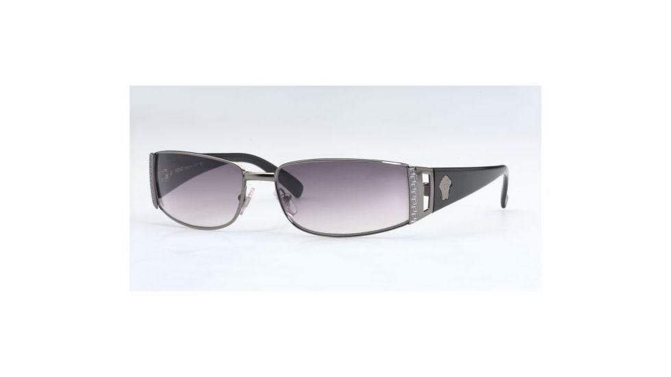 Versace VE2021 Progressive Sunglasses Gunmetal Frame / 60 mm Prescription Lenses, 100111-6015