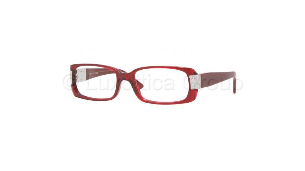 Versace VE3130 Progressive Eyeglasses Bordeaux Transp. Frame / 54 mm Prescription Lenses, 388-5416