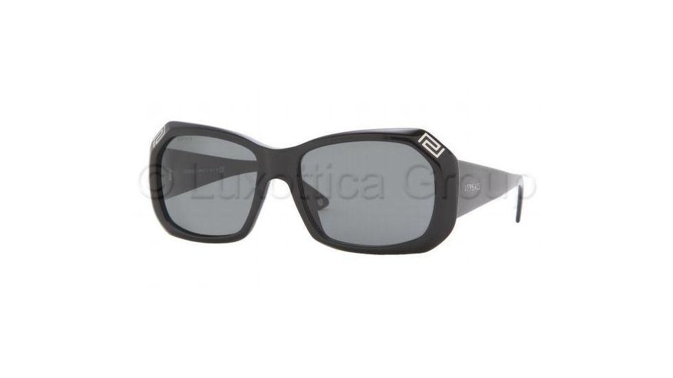 Versace VE4168 Bifocal Sunglasses, Black Frame / 56 mm Prescription Lenses, GB1 87 5617