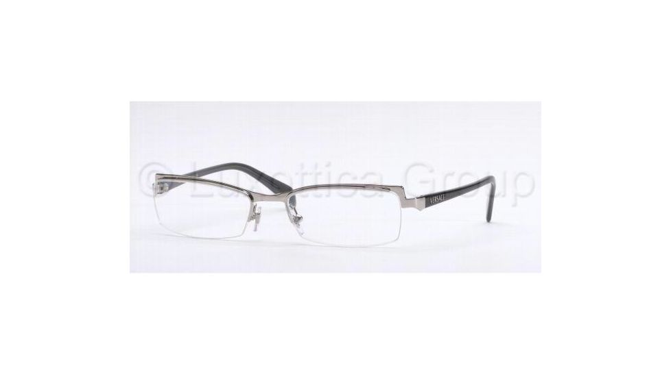 Versace VE1085 Eyeglass Frames 1000-5218 - Silver 