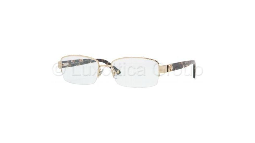Versace VE1185B Eyeglass Frames 1002-5117 - Gold 