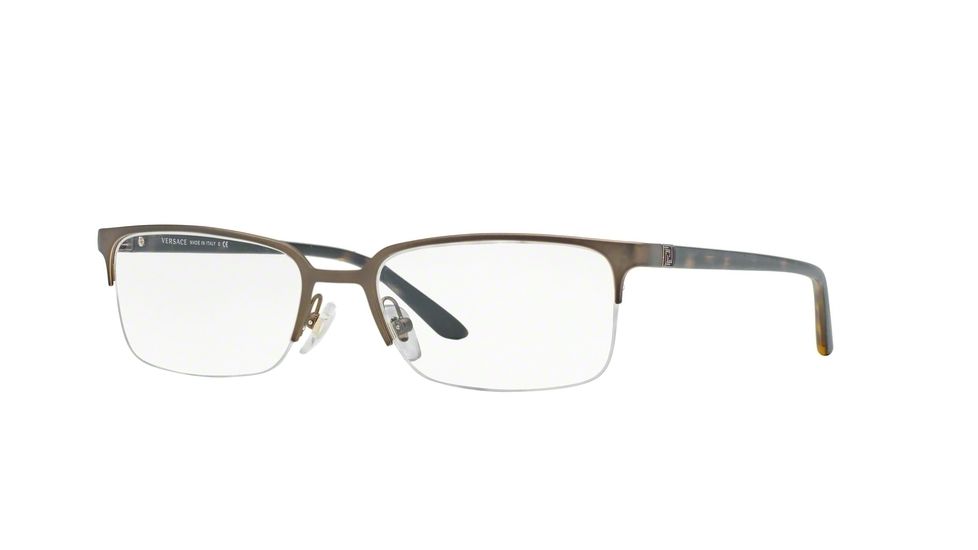 Versace VE1219 Eyeglass Frames 1325-54 - Matte Brass Frame