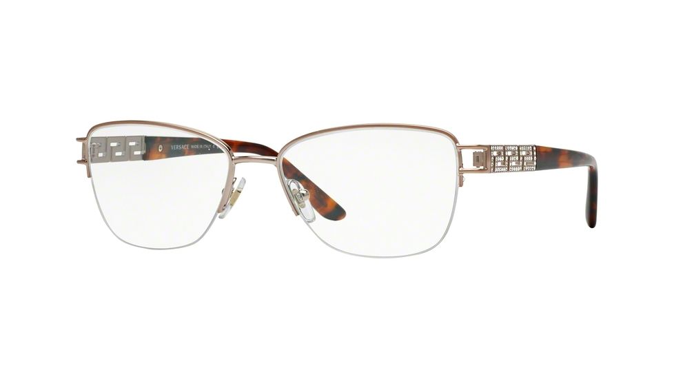 Versace VE1220B Bifocal Prescription Eyeglasses 1052-54 - Copper Frame