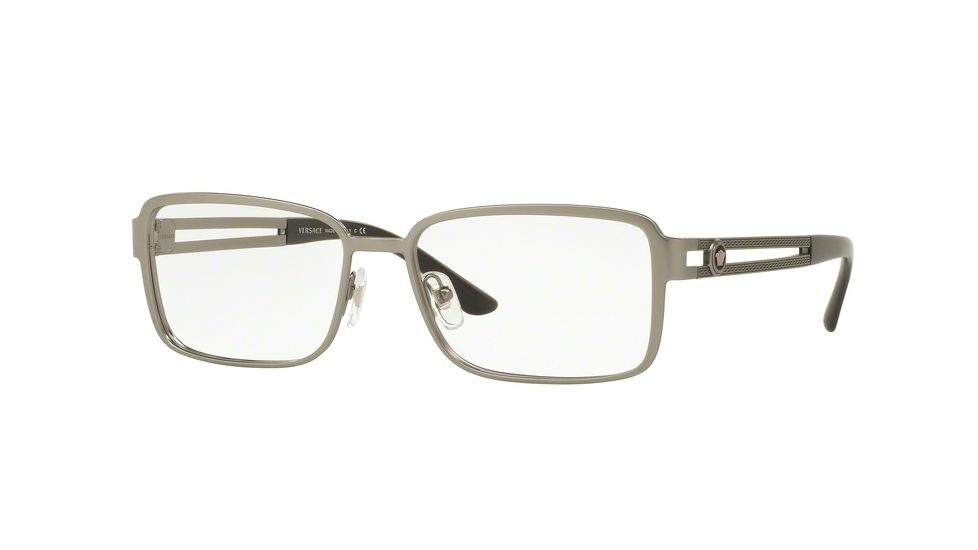 Versace VE1236 Eyeglass Frames 1351-55 - Matte Gunmetal Frame
