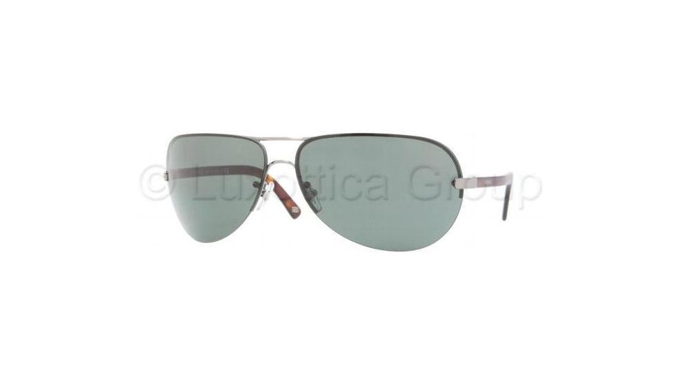 Versace VE2117 Sunglasses 126871-6913 - Brushed Gunmetal Green