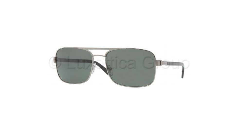 Versace VE2127 Sunglasses 100171-5817 - Gunmetal Frame, Green Lenses
