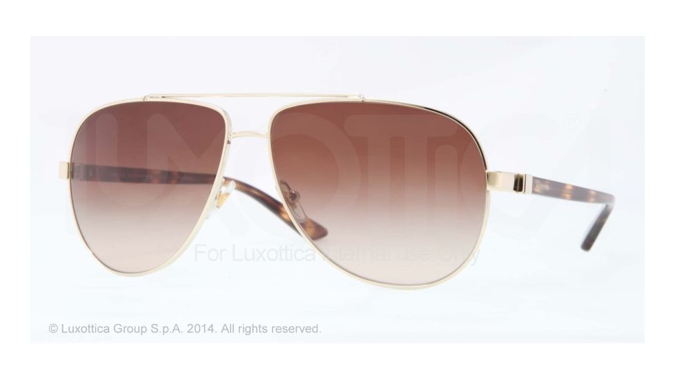 Versace VE2151 Progressive Prescription Sunglasses VE2151-125213-62 - Lens Diameter 62 mm, Frame Color Pale Gold