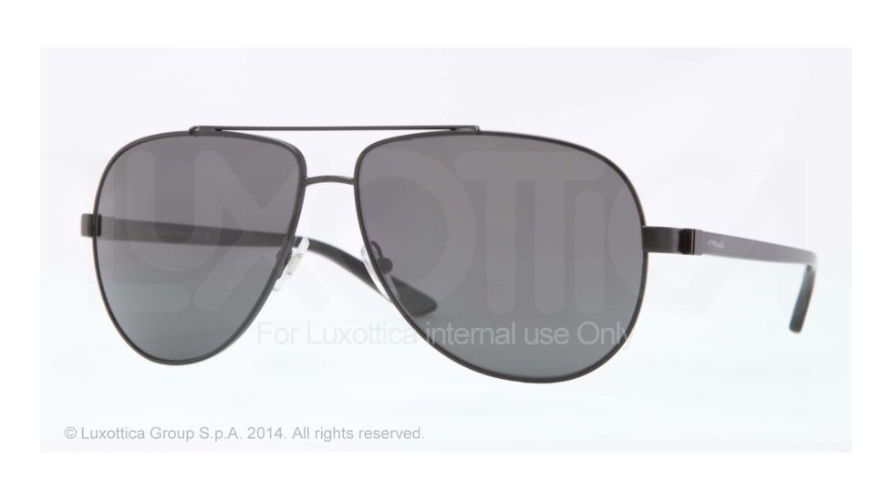 Versace VE2151 Progressive Prescription Sunglasses VE2151-126187-62 - Lens Diameter 62 mm, Frame Color Matte Black
