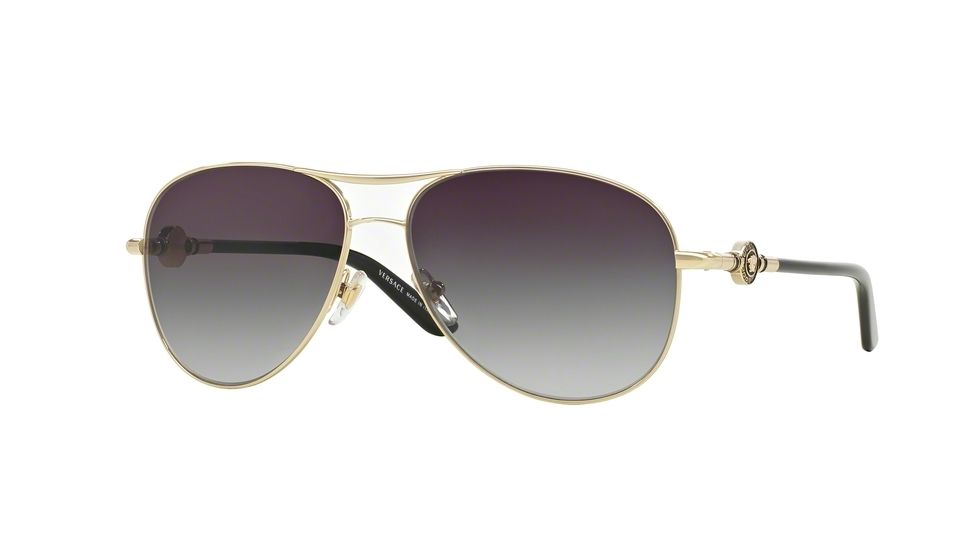 Versace VE2157 Bifocal Prescription Sunglasses VE2157-12528G-58 - Lens Diameter 58 mm, Frame Color Pale Gold