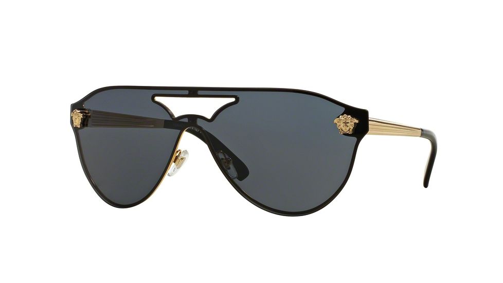 Versace VE2161 Single Vision Prescription Sunglasses VE2161-100287-42 - Lens Diameter 42 mm, Frame Color Gold