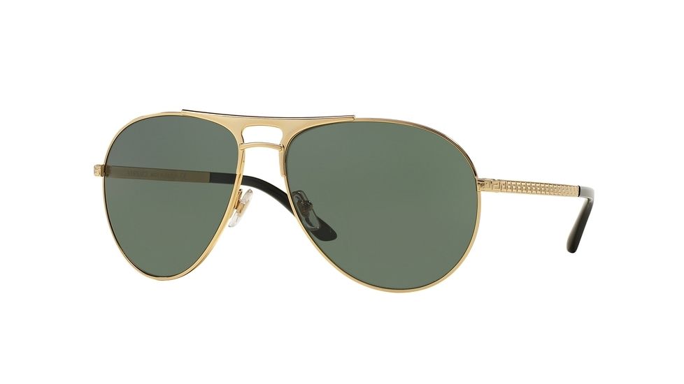 Versace VE2164 Single Vision Prescription Sunglasses VE2164-100271-60 - Lens Diameter 60 mm, Frame Color Gold