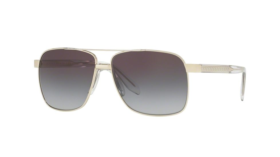 Versace VE2174 Sunglasses 12528G-59 - Pale Gold Frame, Grey Gradient Lenses