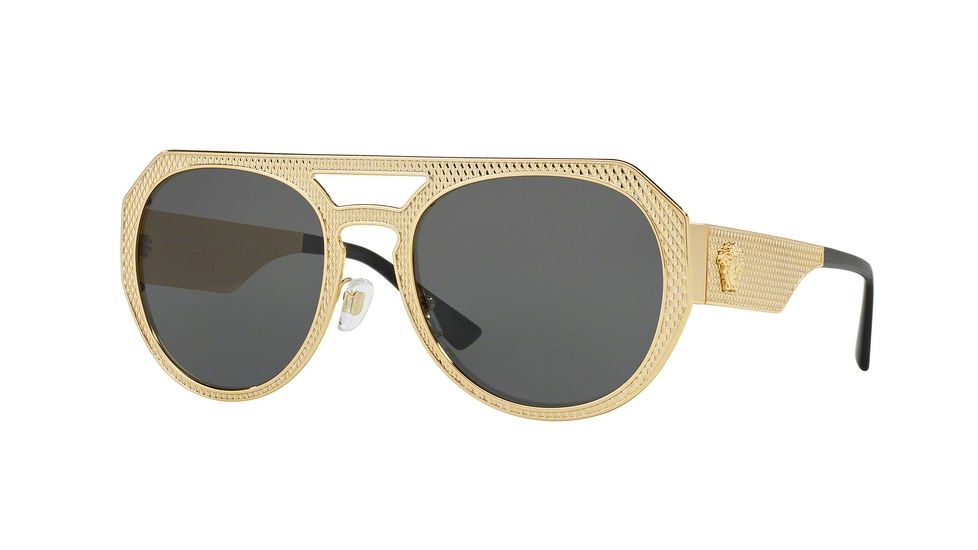Versace VE2175 Bifocal Prescription Sunglasses VE2175-100287-60 - Lens Diameter 60 mm, Frame Color Gold