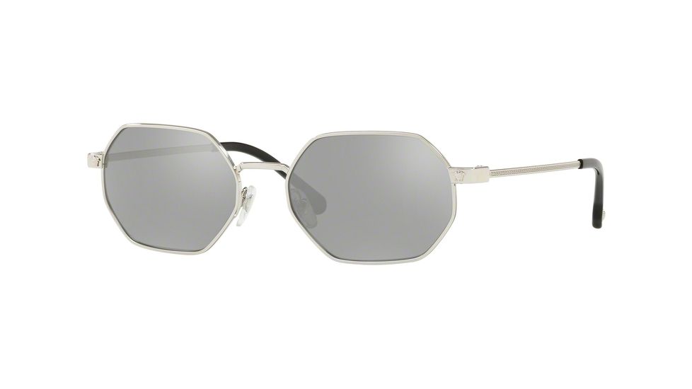 Versace VE2194 Bifocal Prescription Sunglasses, 53mm, Silver, VE2194-10006G-53-BI