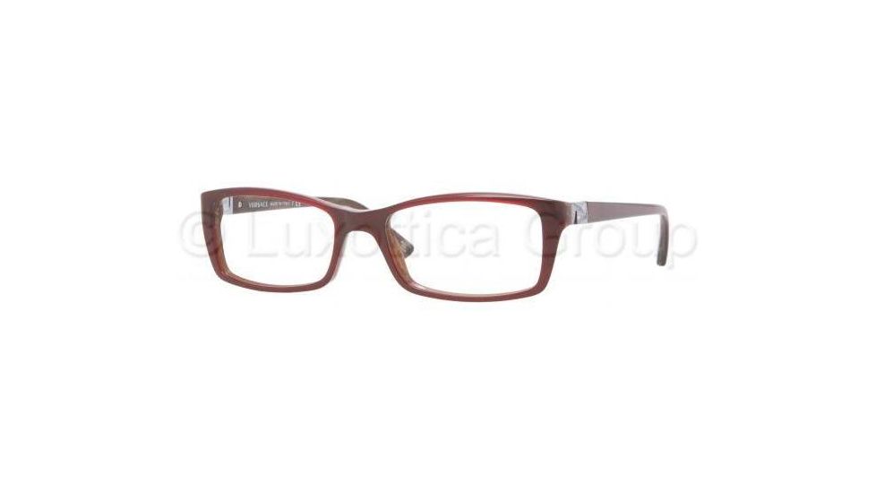 Versace VE3152 Bifocal Prescription Eyeglasses 518-5317 - Bordeaux/Horn 