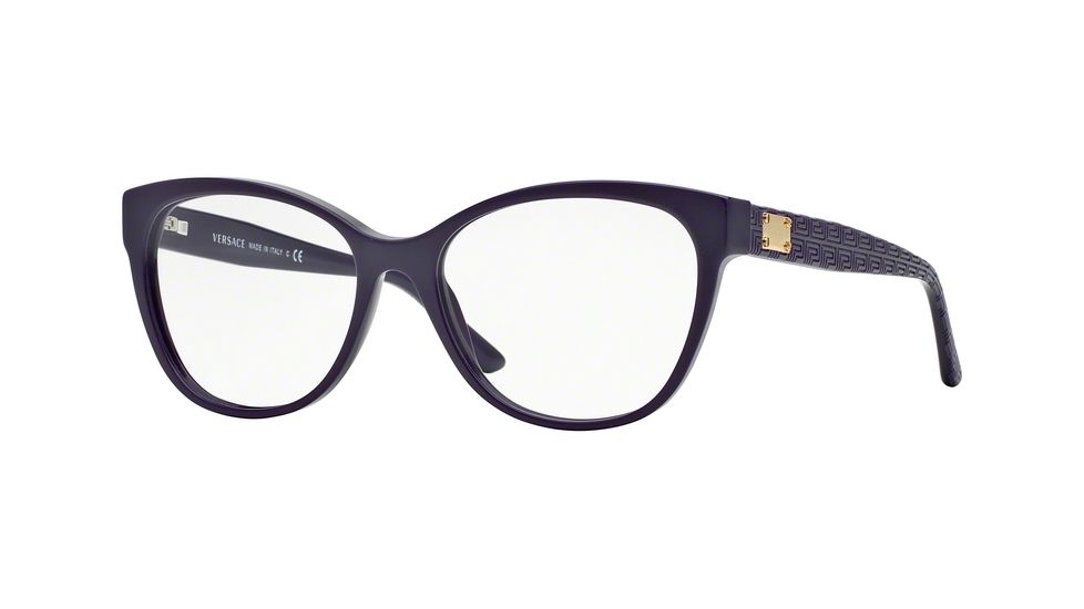 Versace VE3193 Bifocal Prescription Eyeglasses 5064-52 - Eggplant Frame