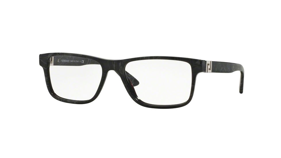 Versace VE3211A Bifocal Prescription Eyeglasses 5145-55 - Grey Marble Frame