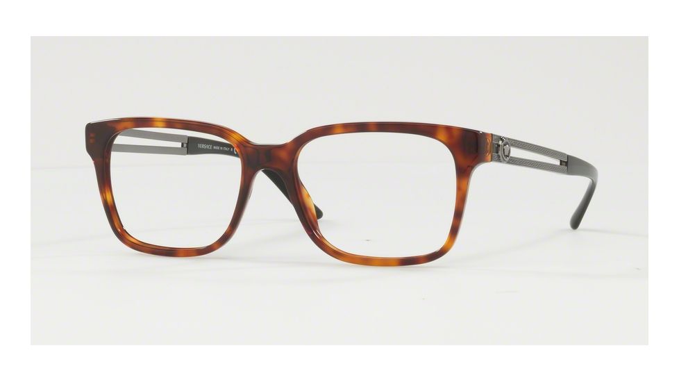 Versace VE3218 Bifocal Prescription Eyeglasses 879-53 - Blonde Havana Frame