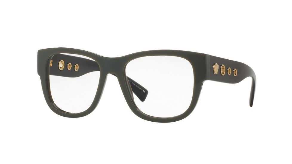 Versace VE3230 Progressive Prescription Eyeglasses 5193-52 - Green Frame