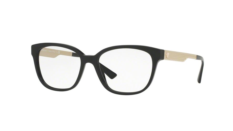 Versace VE3240A Bifocal Prescription Eyeglasses GB1-54 - Black Frame