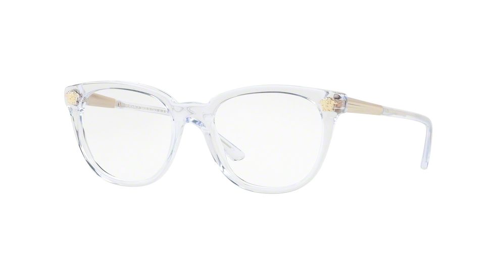Versace VE3242 Single Vision Prescription Eyeglasses 148-52 - Trasparent Frame