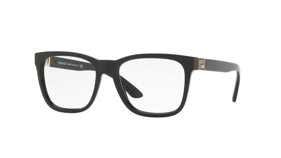 Versace VE3243 Bifocal Prescription Eyeglasses GB1-53 - Black Frame