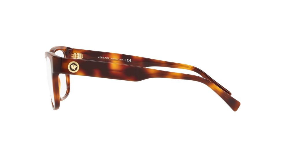 Versace VE3266 Bifocal Prescription Eyeglasses, 53mm, Havana, VE3266-5217-53-BI