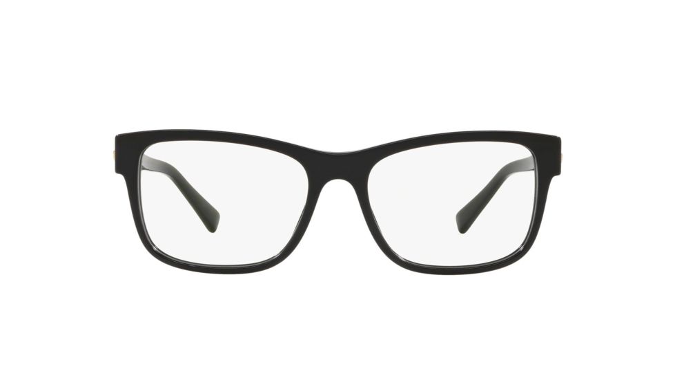 Versace VE3266 Bifocal Prescription Eyeglasses, 53mm, Black, VE3266-GB1-53-BI